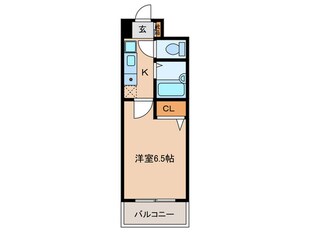 HOPE CITY 天神橋 C棟の物件間取画像